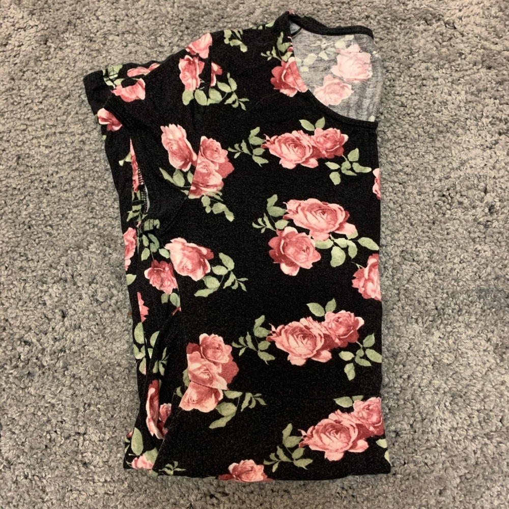 Floral skater/midi dress